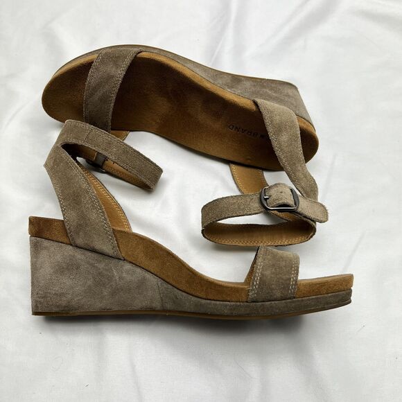 Lucky Brand Women's Lot KANOA & KARSTAN Ankle Strap Wedge Heel Sandals EUR 39 - Picture 6 of 13
